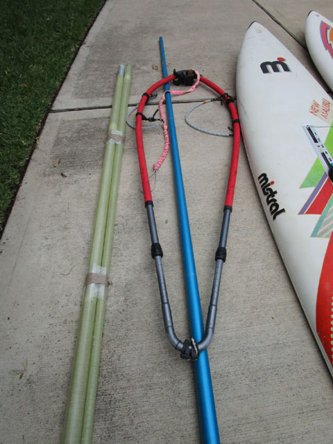 Windsurf Sailboard, Rig and Sails sailboat