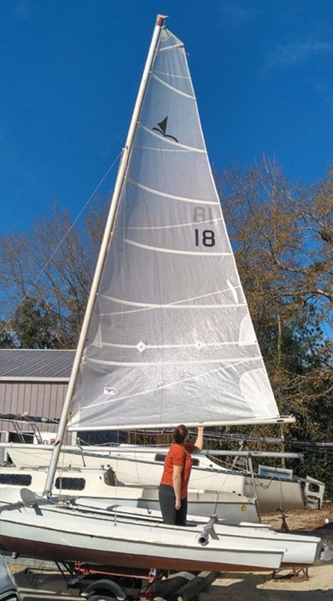 Aquadyne Sailbird 18 trimaran, 1971 sailboat