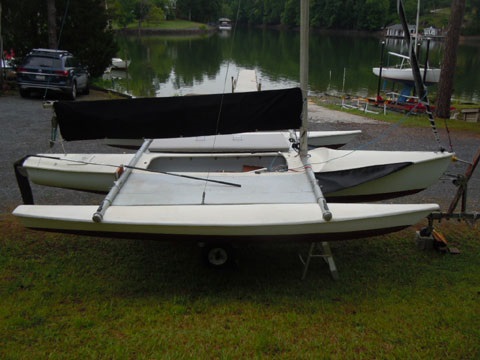 Aquadyne Sailbird 18 trimaran, 1971 sailboat