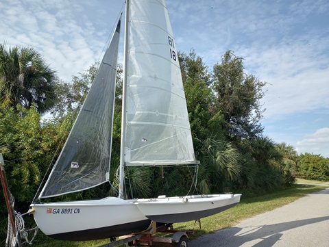 Aquadyne Sailbird 18 trimaran, 1971 sailboat