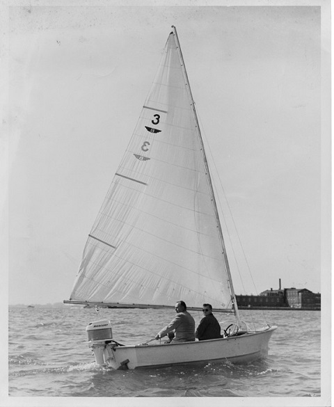 Antique 14' Bock Sailboat