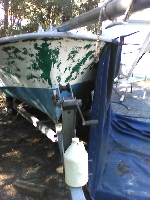 Antique 14' Bock Sailboat