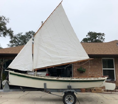 Flatiron Sailing/Rowing Skiff, 15 ft., 197? sailboat