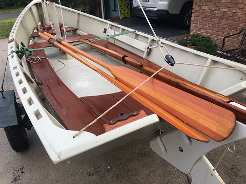 Flatiron Sailing/Rowing Skiff, 15 ft., 197? sailboat