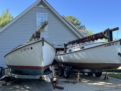 Herreshoff America 18 Catboat sailboat
