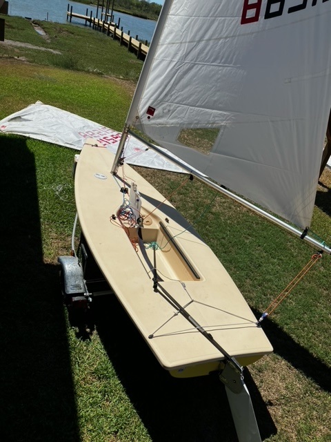 Laser racing dinghy, 1980 sailboat
