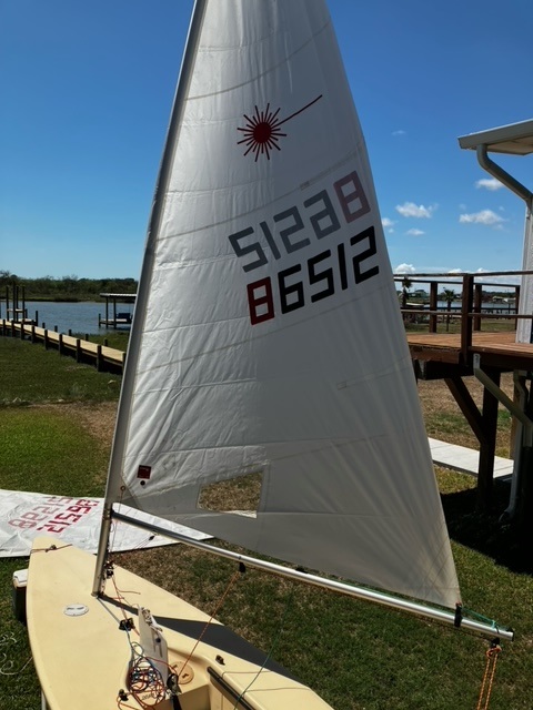 Laser racing dinghy, 1980 sailboat
