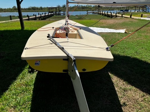 Laser racing dinghy, 1980 sailboat