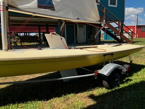 Laser racing dinghy, 1980 sailboat