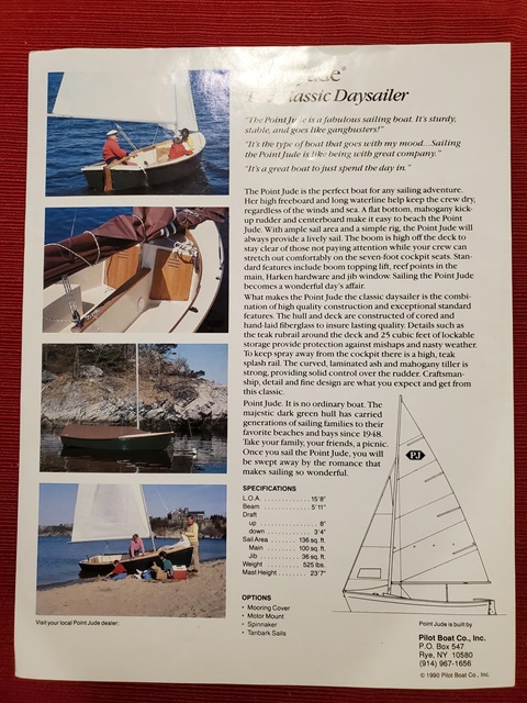 Point Jude 15, 1989 sailboat