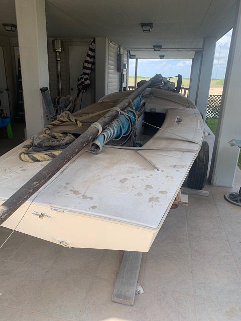 Snipe and trailer sailboat