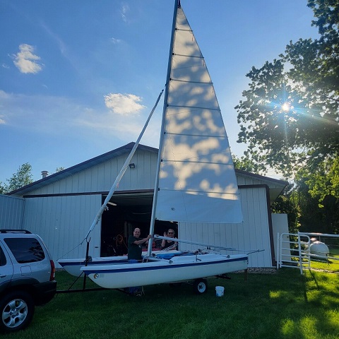 Venture Catamaran 15 ft, 1975, sailboat