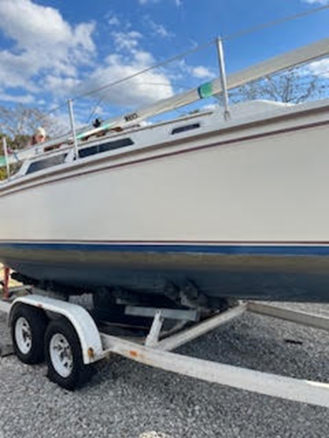 Catalina 25, wing keel, 1988 sailboat