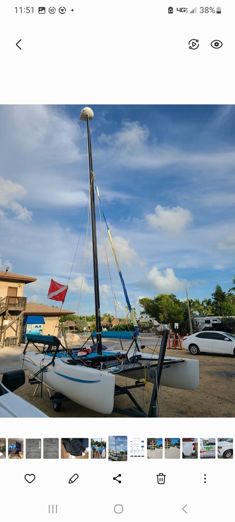 Hobie getaway, 2008 sailboat