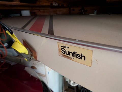 AMF Alcort Sunfish sailboat
