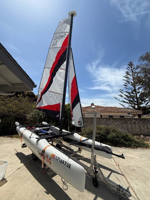 Topper Topaz 14 catamaran, 2015 sailboat