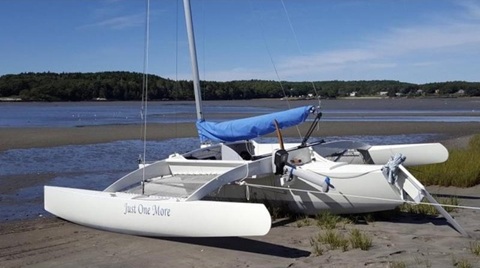 Marples Cyclone 23 Folding Trimaran sailboat