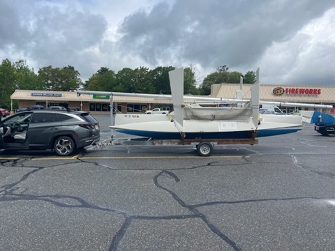 Marples Cyclone 23 Folding Trimaran sailboat