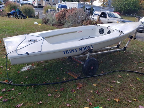 Laser II sailboat