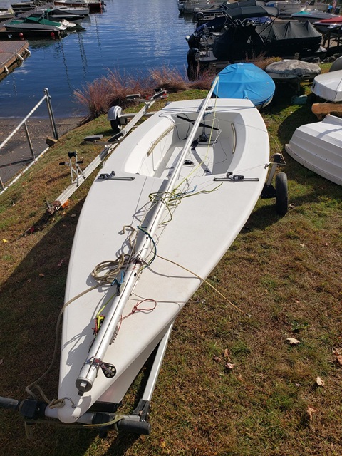 Laser II sailboat
