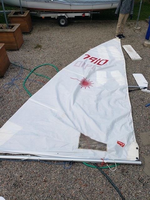Laser II sailboat