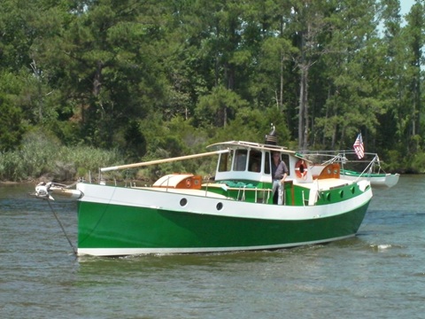 Steel Trawler sailboat
