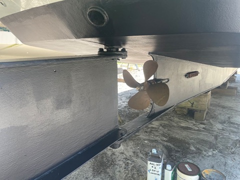 Steel Trawler sailboat