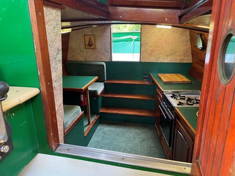 Steel Trawler sailboat