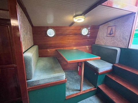 Steel Trawler sailboat