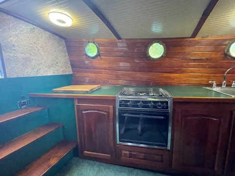 Steel Trawler sailboat