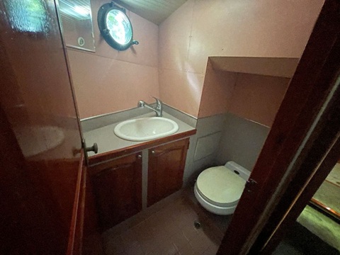 Steel Trawler sailboat