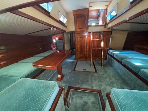 Steel Trawler sailboat