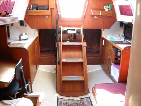 class 40 sailboat interior