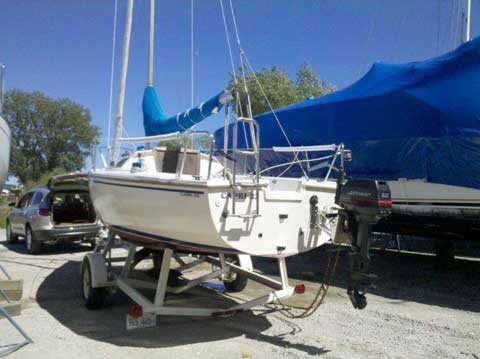 Catalina Capri 22 wing keel, 1990 sailboat