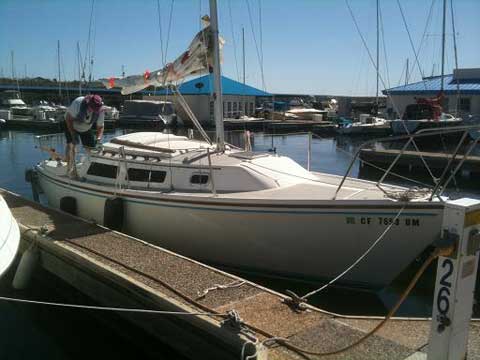 Catalina 25, wing keel, 1987 sailboat