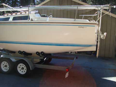 Catalina 25, wing keel, 1987 sailboat