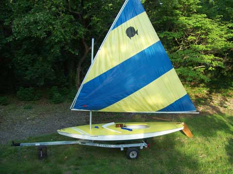 1968 sunfish sailboat