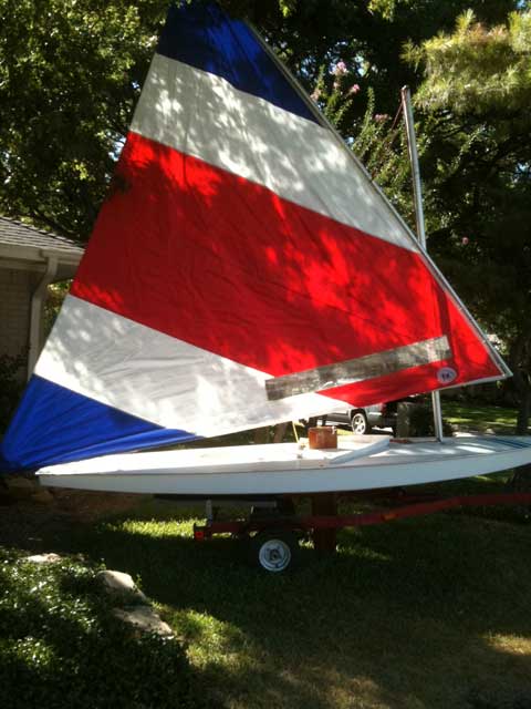 Sunfish sailboat
