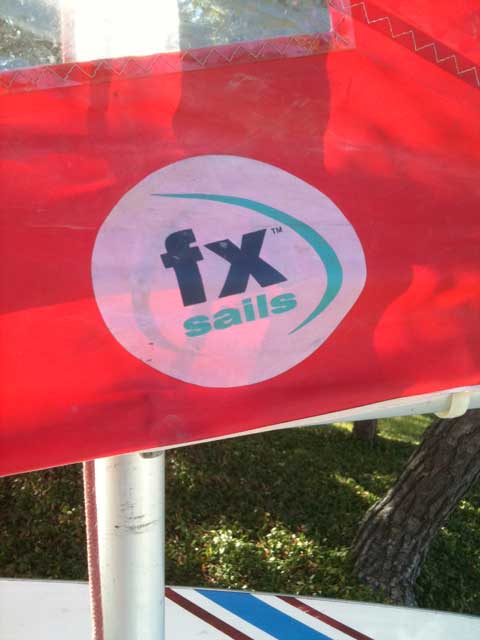 Sunfish sailboat