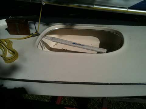 Sunfish sailboat