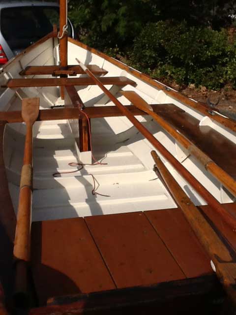 Amesbury, Classic Wooden Sailing Dory, 1986, Southold, New York, Long Island sailboat