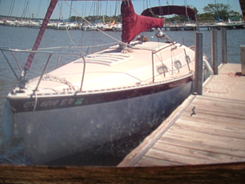 Chrysler, swing keel, shoal keel, 26ft., 1979, Lake Hefner, Oklahoma sailboat