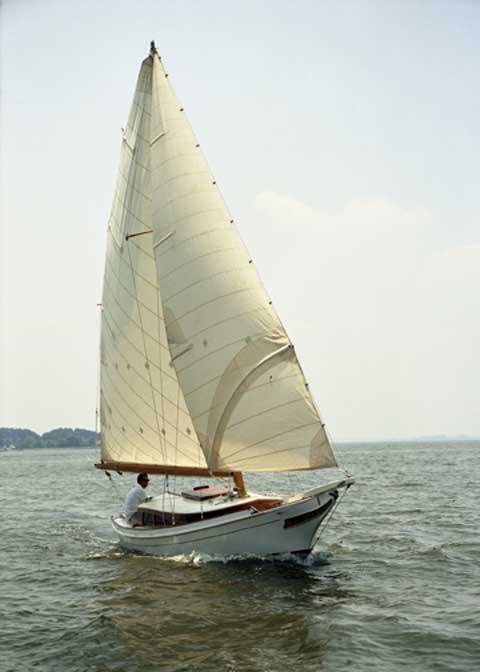 Edmund Cutts designed skipjack, 33ft., 1996, sailboat