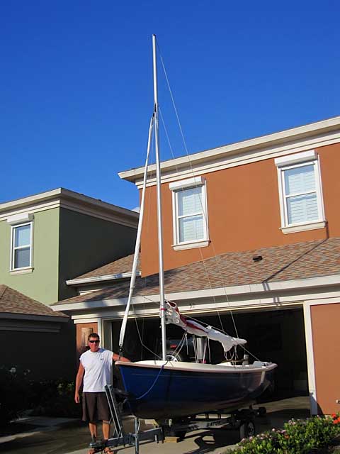 Bauer sailing dinghy, 2002, Port Isabel, Texas sailboat