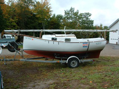 Blackwatch Catboat, 18/24, Boothbay, Maine sailboat