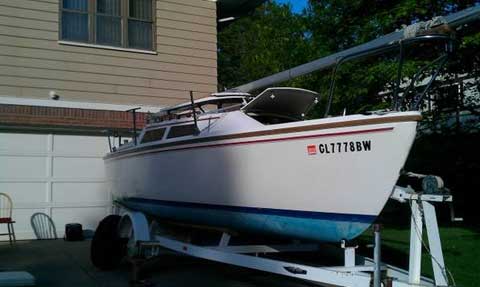 Catalina 22 swing keel, 1986 sailboat