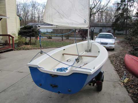 Iota 12, Catboat, (Frostbiter), 1989 sailboat