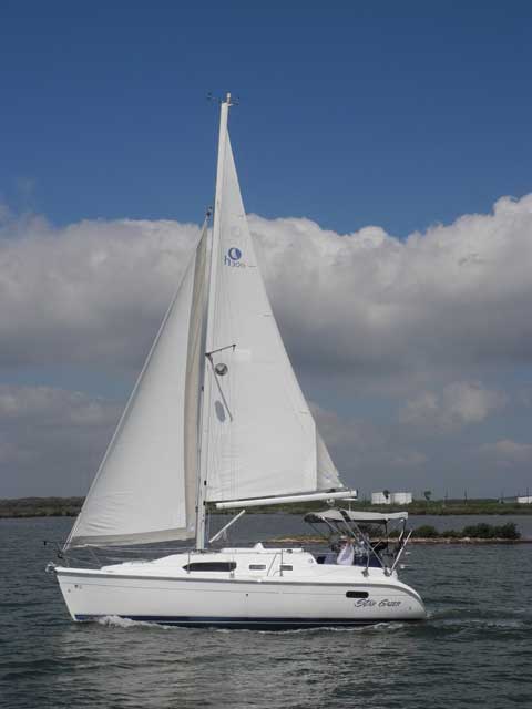 MFG-2001, Model-2002, 30 ft., sailboat