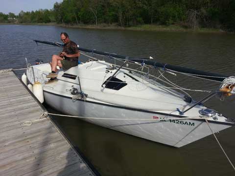 Santana 525, 1980, Lake Rathbun, Iowa sailboat