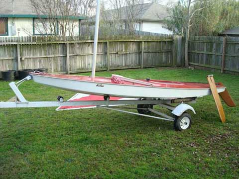 Sunfish, late 60s, College Station, Texas sailboat